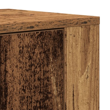 vidaXL Υψηλό ντουλάπι Παλαιού Ξύλου 80x33x150cm Κατασκευασμένο Υλικό 1 τεμ.