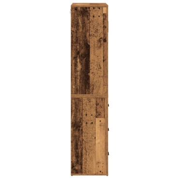 vidaXL Υψηλό Έπιπλο Παλιού Ξύλου 80x33x150cm Κατασκευασμένη Ξυλεία 1 τεμ.