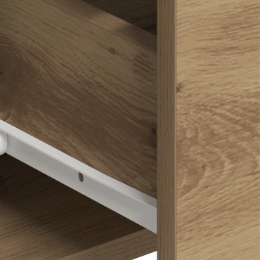 vidaXL Υψηλή Ντουλάπα Artisan Oak 80x33x150cm Επεξεργασμένο Ξύλο 1 τεμ.