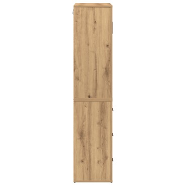 vidaXL Υψηλή Ντουλάπα Artisan Oak 80x33x150cm Επεξεργασμένο Ξύλο 1 τεμ.