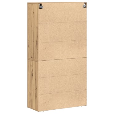 vidaXL Υψηλή Ντουλάπα Artisan Oak 80x33x150cm Επεξεργασμένο Ξύλο 1 τεμ.