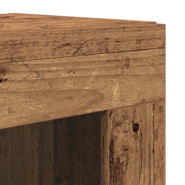 vidaXL Υψηλό Ντουλάπι Παλιού Ξύλου 69.5x34x180cm Μηχανικά Ξύλο 1 τεμ.