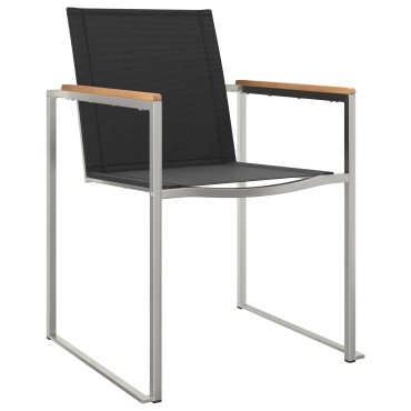 vidaXL Σετ 5 Τεμαχίων Τραπέζι Κήπου Μασίφ Ξύλο Teak