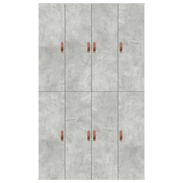 vidaXL Κρεβάτι Αποθήκευσης Σκυρόδεμα Γκρι 120x190 εκ