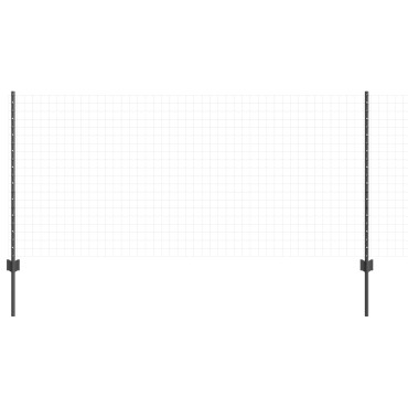 vidaXL Πόλοι Φράχτη 88 pcs U-Channel Γκρι Ατσάλι