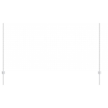 vidaXL 88 τεμ Πόλοι Φράχτη U-Channel Ασημί 180 εκ 180x1.5x8.6 cm