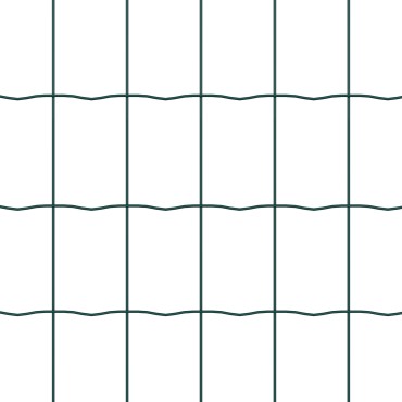 vidaXL Ευρωπαϊκή Επί Fence με 11 U Posts Πράσινο 0,6x25 μ Ατσάλι