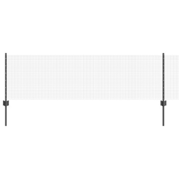 vidaXL Φράχτης με 44 U Posts Γκρι 0.6x100 μ Steel