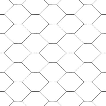 vidaXL Εξαγωνική Φράχτη με Στύλο 50x1,5 m PVC-Επικαλυμμένο Ατσάλι