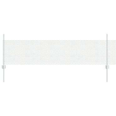Post φράχτη vidaXL 11 τεμ U-Channel 60cm Σφυρήλατο ατσάλι, Εξαγωνικός φράχτης vidaXL 0.5x50 μ Σφυρήλατο ατσάλι