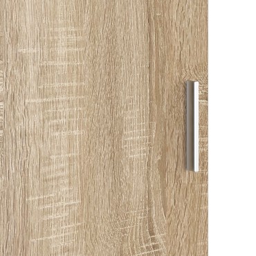 vidaXL γραφείο με αποθήκευση Sonoma Oak από Μοριοσανίδα