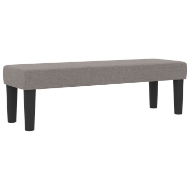 vidaXL Κρεβάτι Box Spring με Στρώμα & Πάγκο Ταουπέ 200 x 200 εκ. Ύφασμα