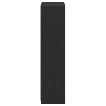 Ντουλάπα vidaXL Μαύρο Δρυς 80x50x200cm από Επεξεργασμένο Ξύλο 1 τεμ.
