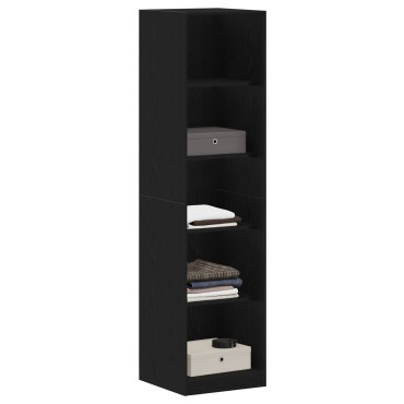 vidaXL Ντουλάπι Μαύρη Οξυά 50x50x200cm Επεξεργασμένο Ξύλο