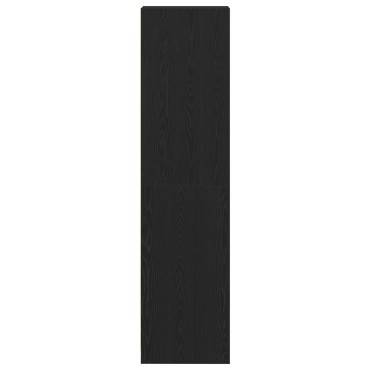 ντουλάπα vidaXL Μαύρος Δρυς 30x50x200cm Επεξεργασμένο ξύλο