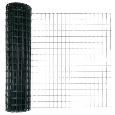 vidaXL Euro Fence με 7 πόλους 1.4x10 μ γαλβανισμένος χάλυβας πράσινος