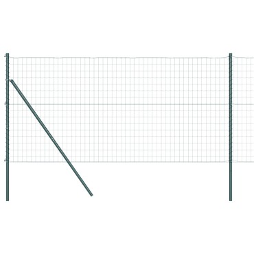 vidaXL Ευρωπαϊκή Στήριξη Φράχτη 25x1,2 μ PVC-Επικαλυμμένο Ατσάλι