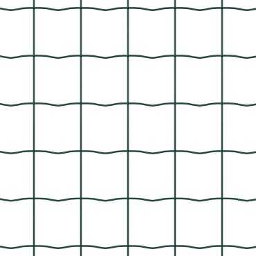 vidaXL Euro Fence με 13 Στυλ 0.4x50 μ Γαλβανισμένος Χάλυβας Πράσινος