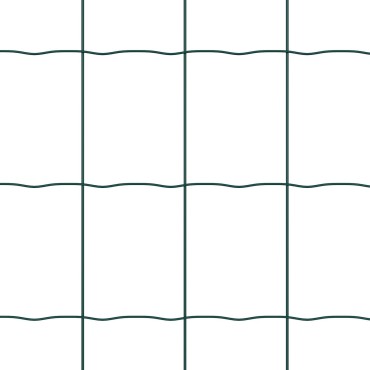 vidaXL Euro Fence με 13 Στυλίτσες 0.6x50 μ Γαλβανισμένος Χάλυβας Πράσινος