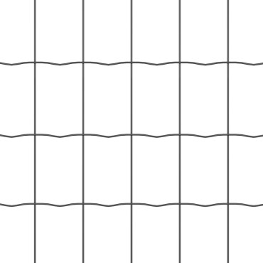vidaXL Euro Fence με 13 Πόσους 0.4x50 m Γαλβανισμένος χάλυβας Γκρι