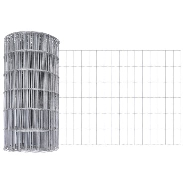 vidaXL Euro Fence με 7 Πόρους 0.4x10 μ Γαλβανισμένο Ατσάλι