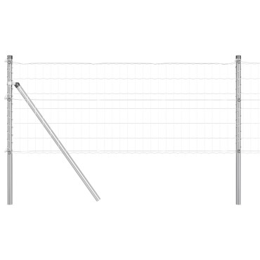 vidaXL Euro Fence με 7 Πόρους 0.4x10 μ Γαλβανισμένο Ατσάλι