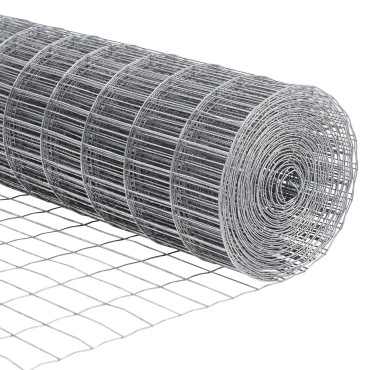 vidaXL Euro Fence με 7 Πόρους 0.4x10 μ Γαλβανισμένο Ατσάλι