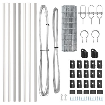 vidaXL Euro Fence με 13 Πόλους 0.4x25 μ Γαλβανισμένος Χάλυβας