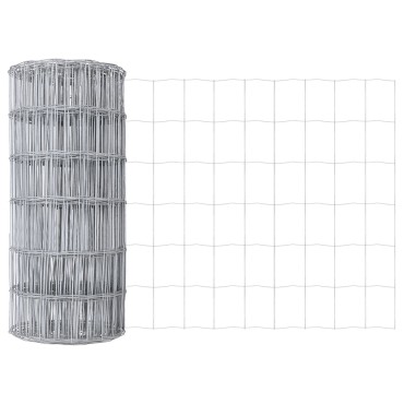 vidaXL Euro Fence με 13 Πόλους 0.4x25 μ Γαλβανισμένος Χάλυβας