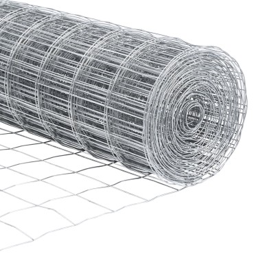 vidaXL Euro Fence με 13 Πόλους 0.4x25 μ Γαλβανισμένος Χάλυβας