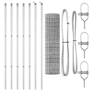 vidaXL Euro Fence με 7 Πόδια 1x10 μ Γαλβανισμένο Ατσάλι