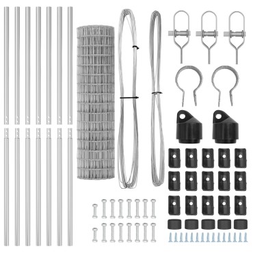 vidaXL Euro Fence με 7 Πόδια 1x10 μ Γαλβανισμένο Ατσάλι