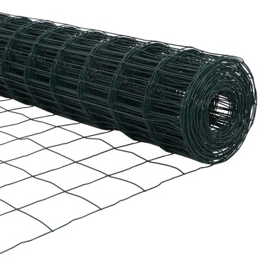 vidaXL Ευρωπαϊκός Φράκτης με Ακίδες 10x0,4 m PVC-Επικαλυμμένο Ατσάλι