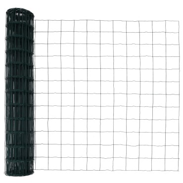 vidaXL Euro Fence Σετ 2 Πράσινο Μέταλλο 25x1.0 μ Ανθεκτικό