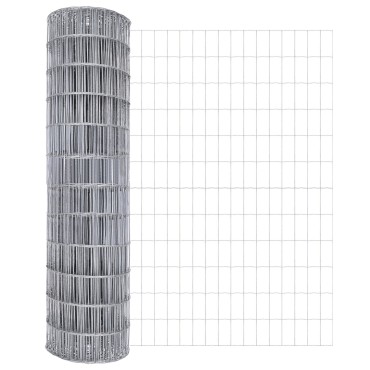 vidaXL Ευρωπαϊκός φράκτης με 13 ακίδες 1.2x25 μ. Γαλβανισμένος σίδηρος