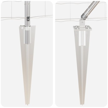 vidaXL Euro Fence με 13 Στερεωτικές Αγκύρες 0.4x25 μ Γαλβανισμένος Χάλυβας
