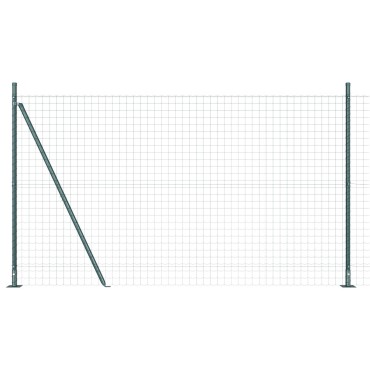 vidaXL Euro Fence με 7 φράκτες με χείλος 1.5x10 μ Γαλβανισμένο Ατσάλι
