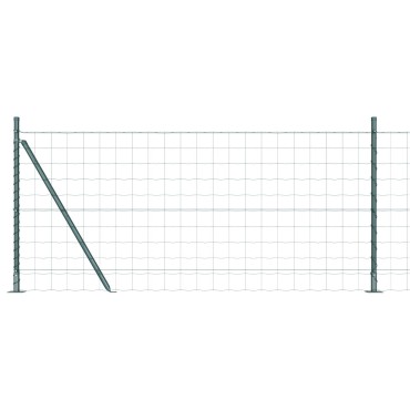 vidaXL Euro Fence Σετ 2 Πράσινο Μέταλλο με επικάλυψη PVC 10x0.8 μ
