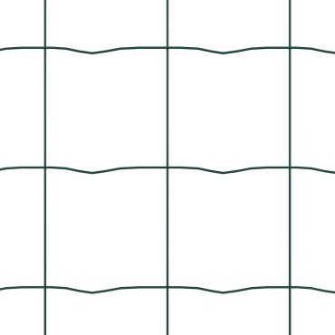 vidaXL Euro Fence Σετ 2 Πράσινο Μέταλλο με επικάλυψη PVC 10x0.8 μ