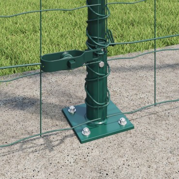 vidaXL Euro Fence με 7 Στηρίγματα 1.6x10 μ. Γαλβανισμένο Ατσάλι