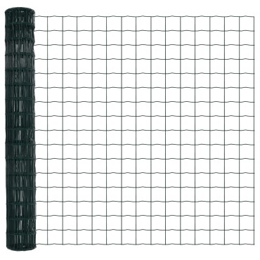 vidaXL Euro Fence με 7 Στηρίγματα 1.6x10 μ. Γαλβανισμένο Ατσάλι