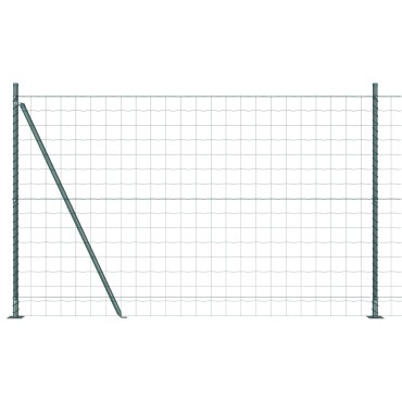 vidaXL Euro Fence με 7 Στηρίγματα 1.6x10 μ. Γαλβανισμένο Ατσάλι