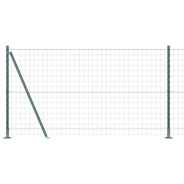 vidaXL Euro Fence Σετ 2 Πράσινο Ατσάλι με PVC επικάλυψη 25x1.2 μ