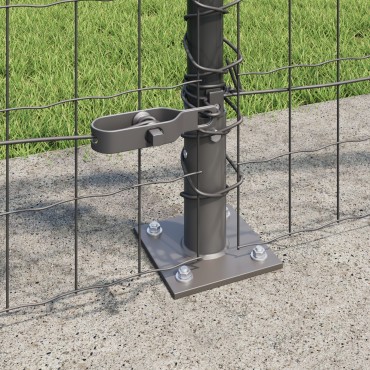 vidaXL Euro Fence με 13 Στυλοβάτες 1x25 μ Γαλβανισμένος Χάλυβας
