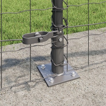 vidaXL Euro Fence με 13 Φλάντζες 0.4x50 μ Γαλβανισμένο Ατσάλι