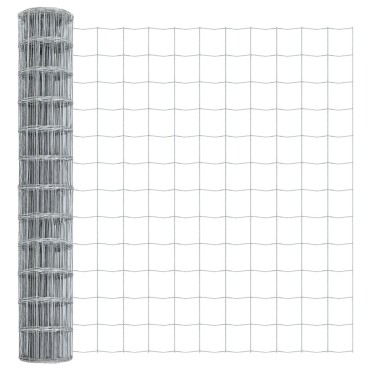 vidaXL Euro Fence με 7 Πόδια 0.8x10 μ Γαλβανισμένος Χάλυβας