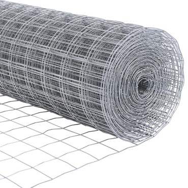 vidaXL Euro Fence με 7 Ειδικές Στήλες 1x10 μ Γαλβανισμένο Ατσάλι