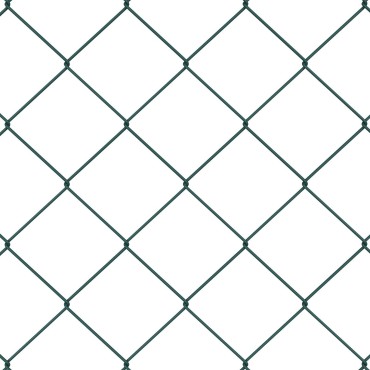 vidaXL Περίφραξη αλυσίδας Σετ 2 Πράσινη PVC 1x25 μ Ανθεκτική