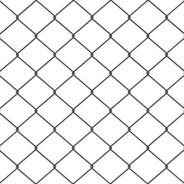 vidaXL Φράκτης από αλυσίδα με τσιμεντένια βάση 10x1,4 μ Γκρι Δίχτυ