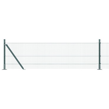 vidaXL Συρματόπλεγμα με Σκυρόδεμα 10x0,4 m PVC-Επικαλυμμένο Ατσάλι